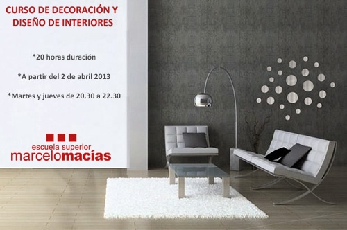 Curso de Decoración y Diseño de Interiores
