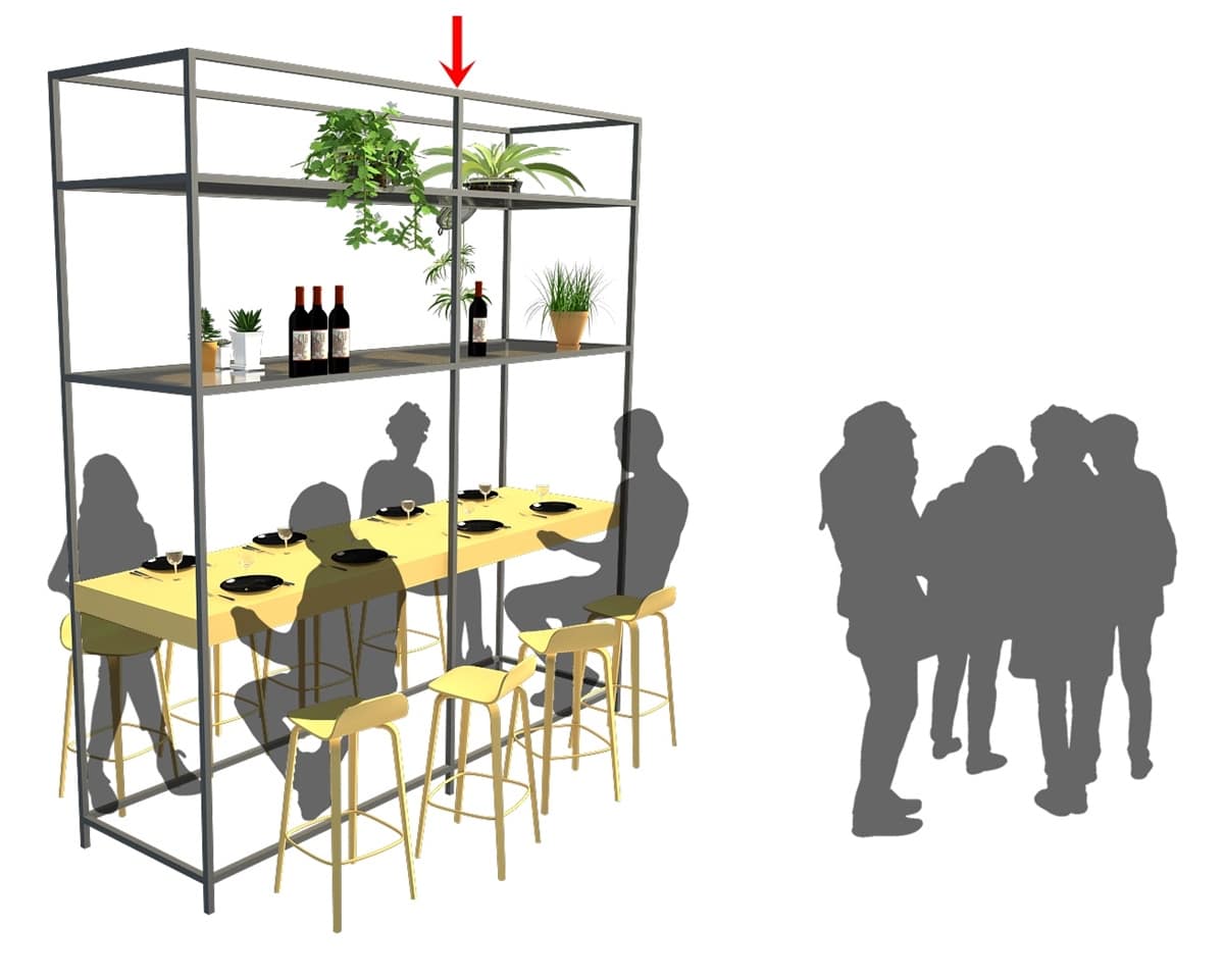 El diseño de esta barra hace perder al restaurante 56 mil € por año