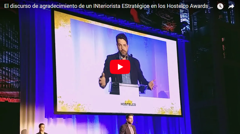 El discurso de agradecimiento de Iván en los Hostelco Awards: ‘No somos floreros, somos su mejor inversión’