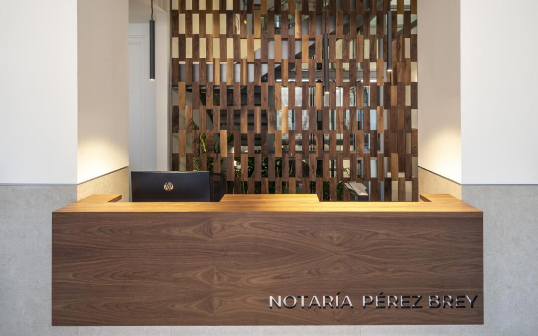 Diseño interior Notaría Pérez Brey