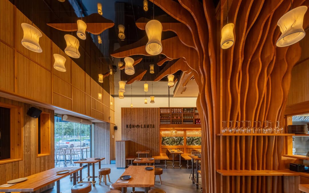 Diseño Interior de Restaurante Asiático KohLanta San Juan